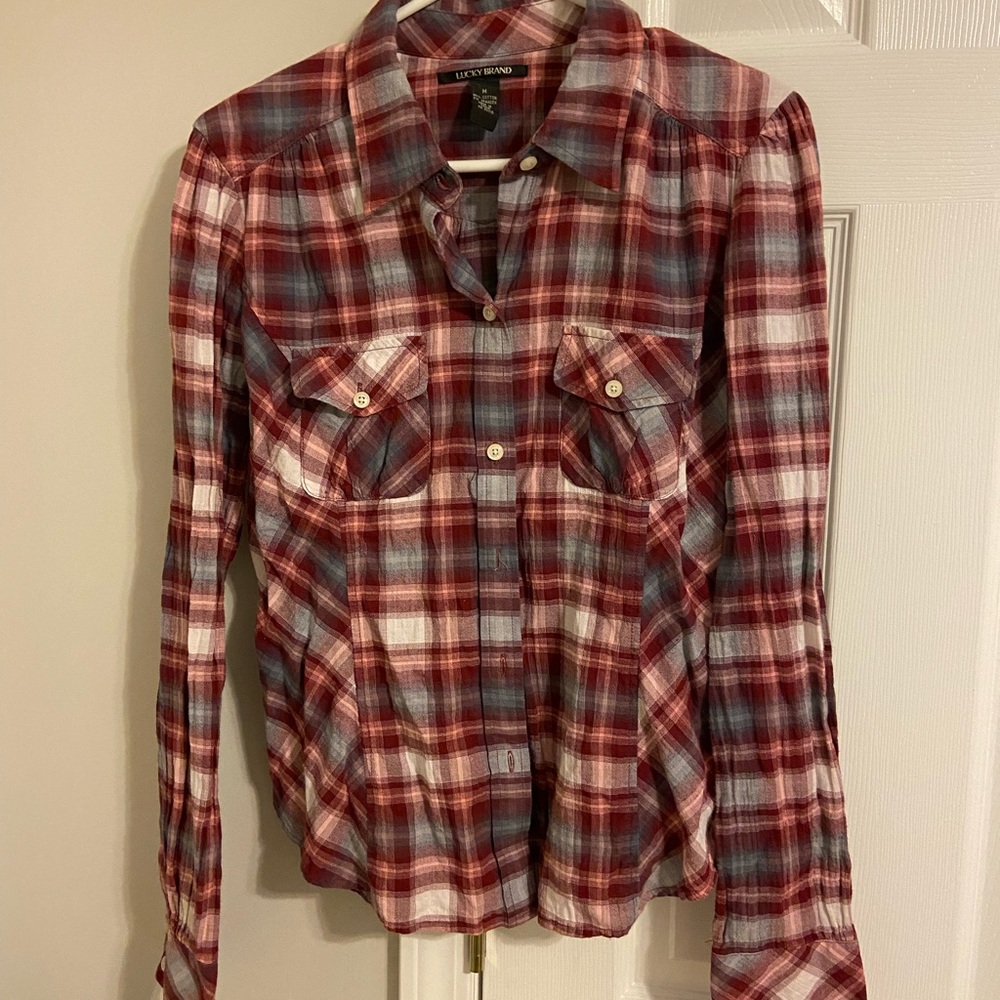 Lucky Brand Long-sleeve Plaid Shirt